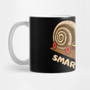 Be Smart, Cute clever Snail Mug